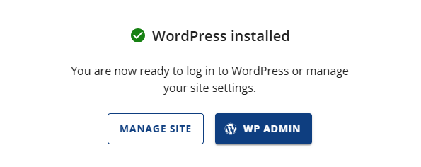 Bluehost Staging - Installation Completed