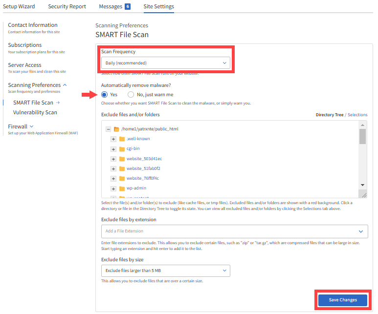 Sitelock 2.0 - File Scan