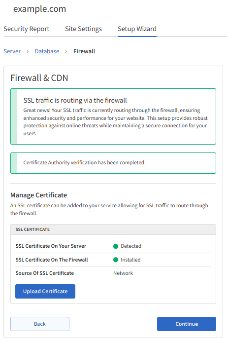 SiteLock - Firewall and CDN