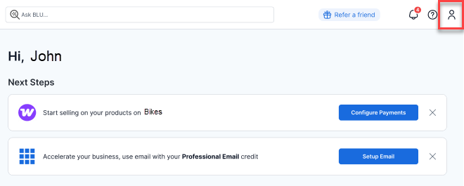 Account and User Settings