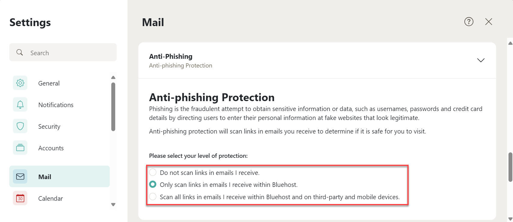 Anti-phishing protection