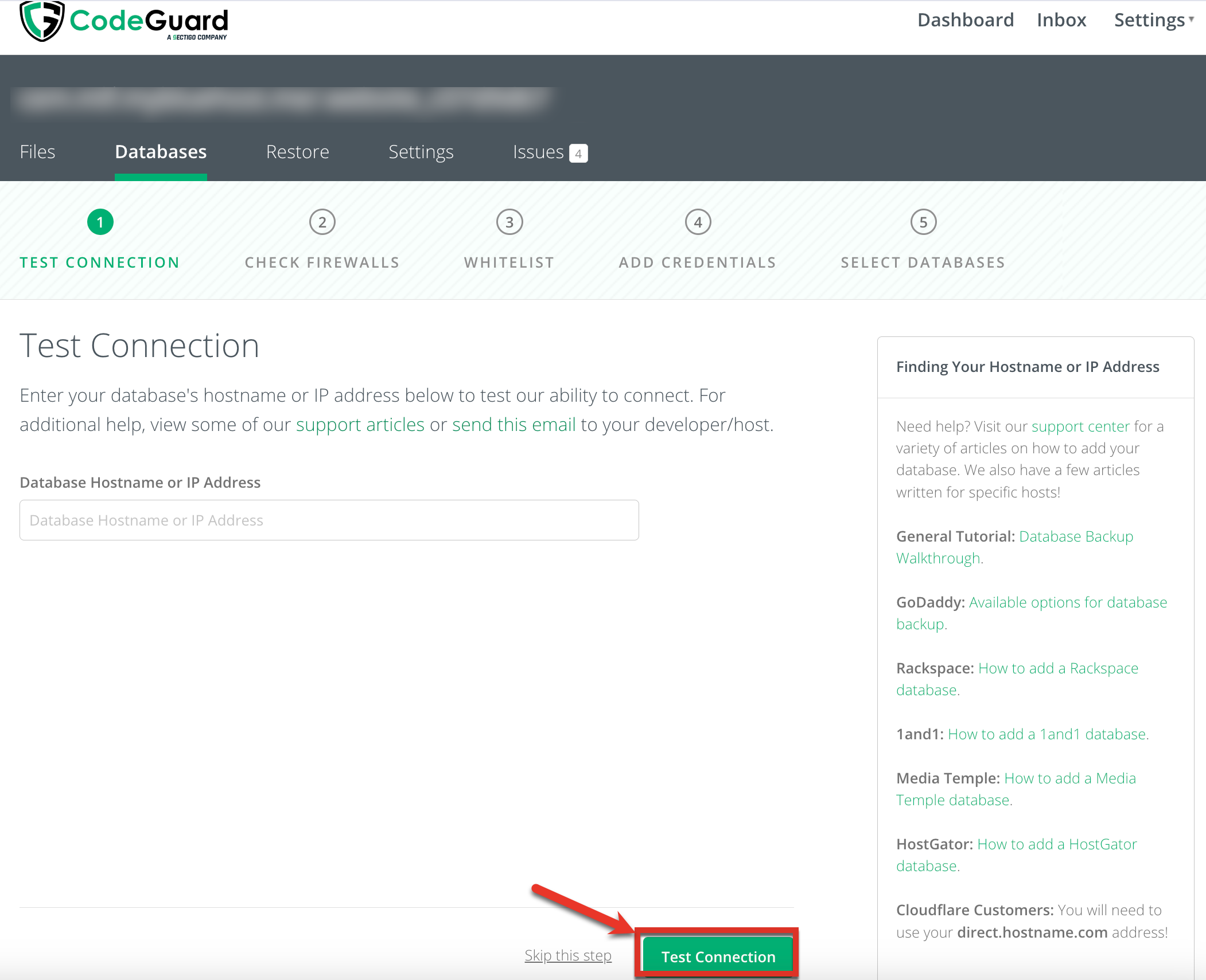 Select Folder and Begin First Backup