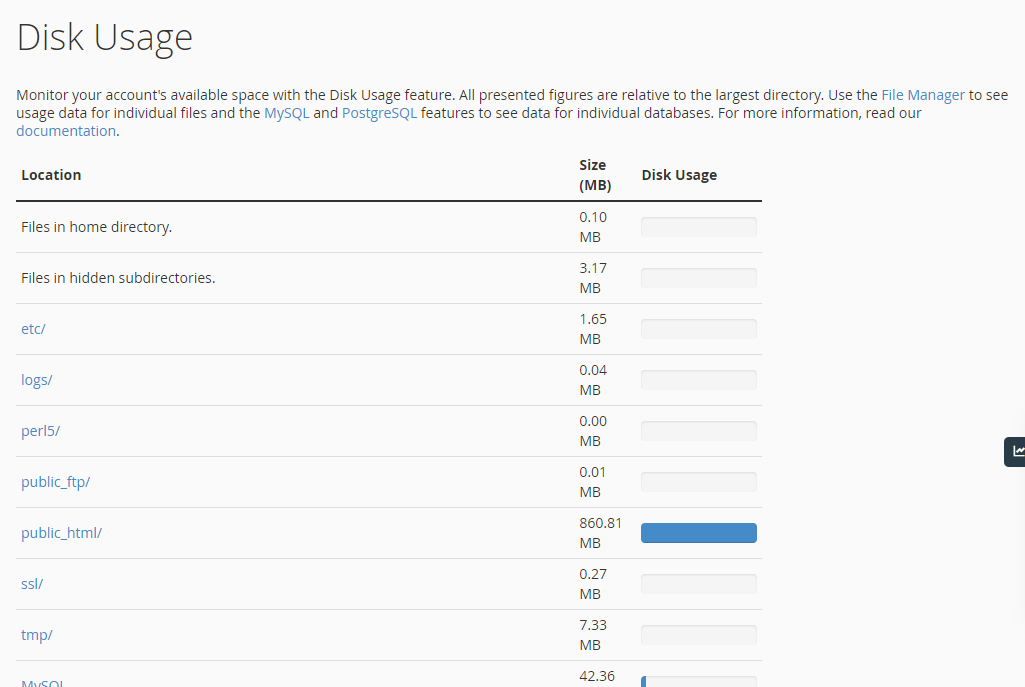 cpanel-disk-usage