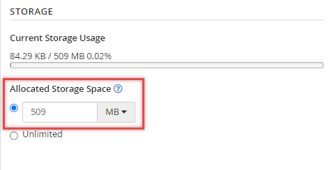 allocated-storage-space