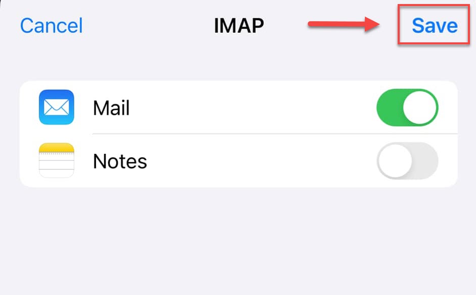 Save Account Settings