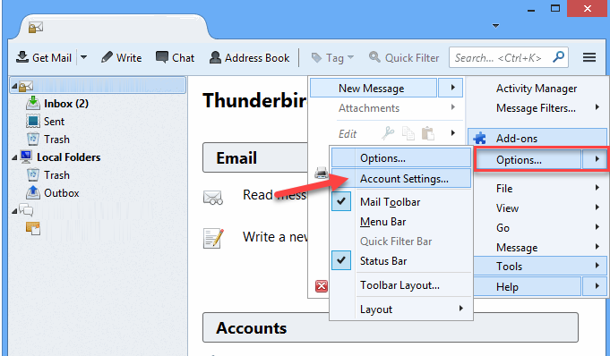 thunder-bird-options-account-settings