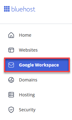 Account Manager - Google Workspace tab