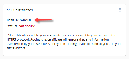 Upgrade the SSL Certificate