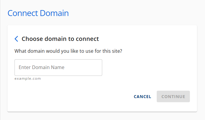 Bluehost Account Manager - Hosting Overview - Enter Domain