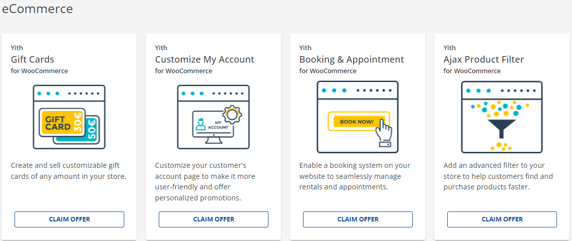 Markteplace - eCommerce section
