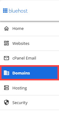 Domains Tab - Select Domain