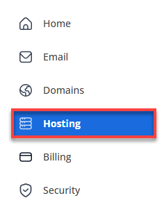 Bluehost Account Manager - Hosting Tab for VPS