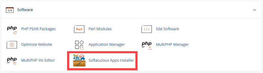 cPanel - Softaculous