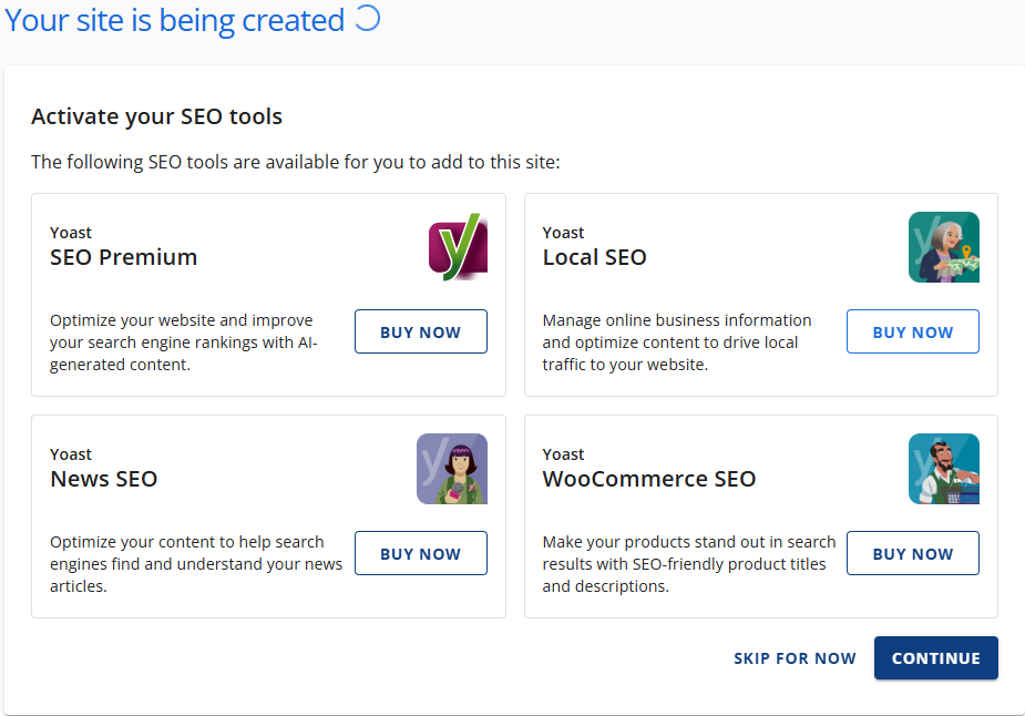 Install WordPress - Activate your SEO Tools