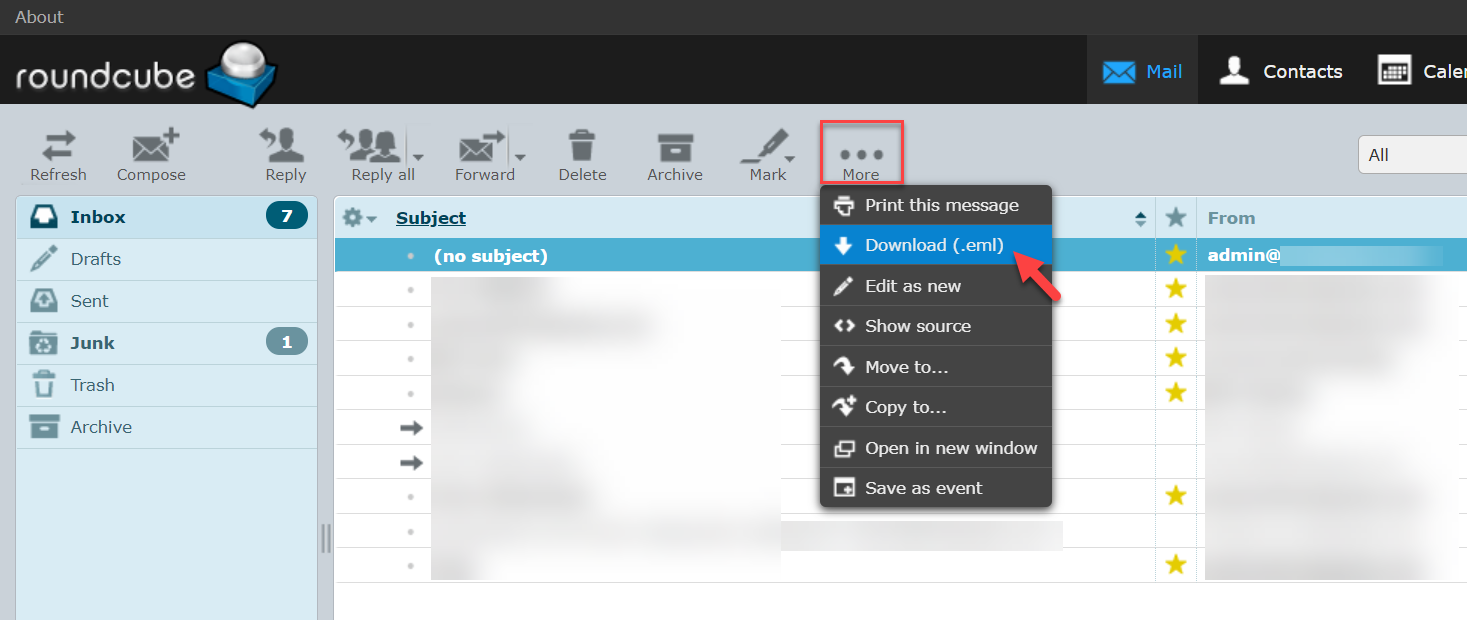 roundcube-download-eml