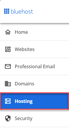 Account Manager Hosting Tab