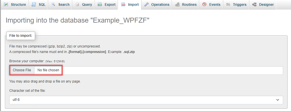 database-choose-file