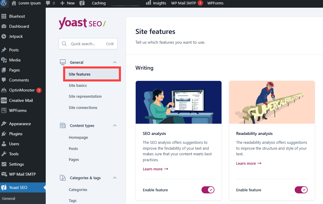 yoast-site-features