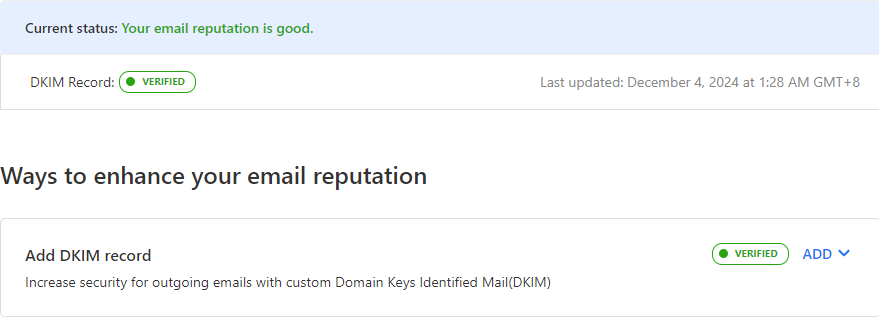 Professional Email - Email Reputation