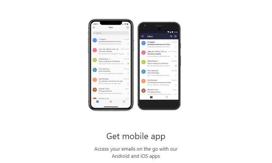 Professional Email - Get Mobile App