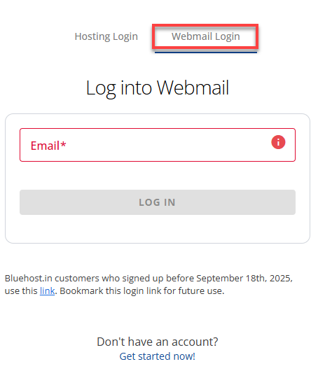 BH Webmail Login