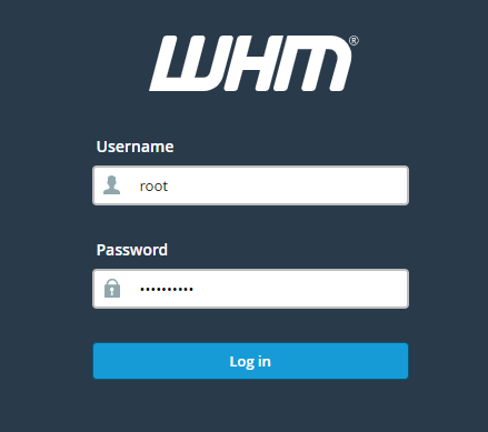 WHM Login
