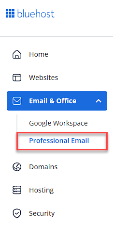 Select Professional Email