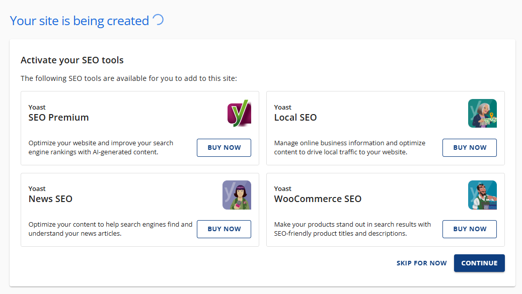 Install WordPress - Activate SEO Tools