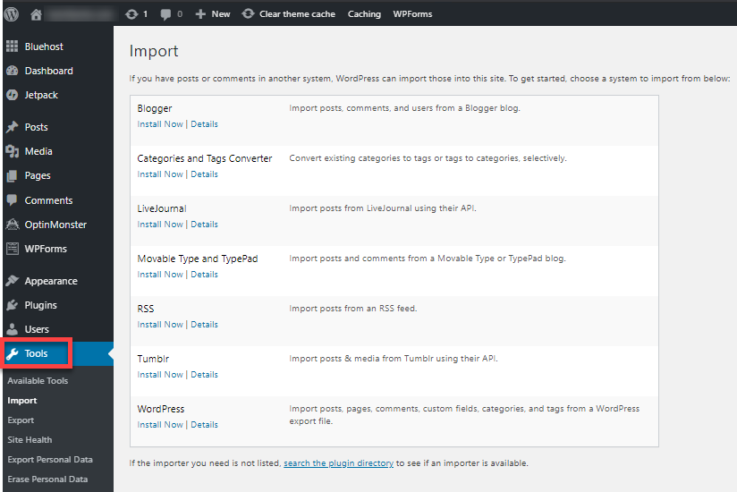 wordpress-highend-demo-import