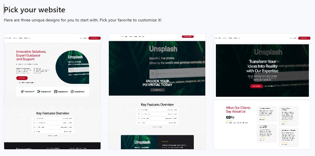 Bh WonderSuite - WonderStart Ai - Choose Design