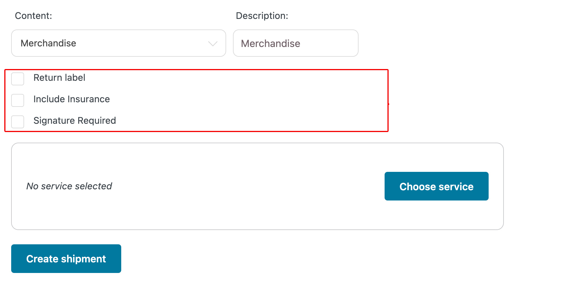 Return label - Include Insurance - Signature Required