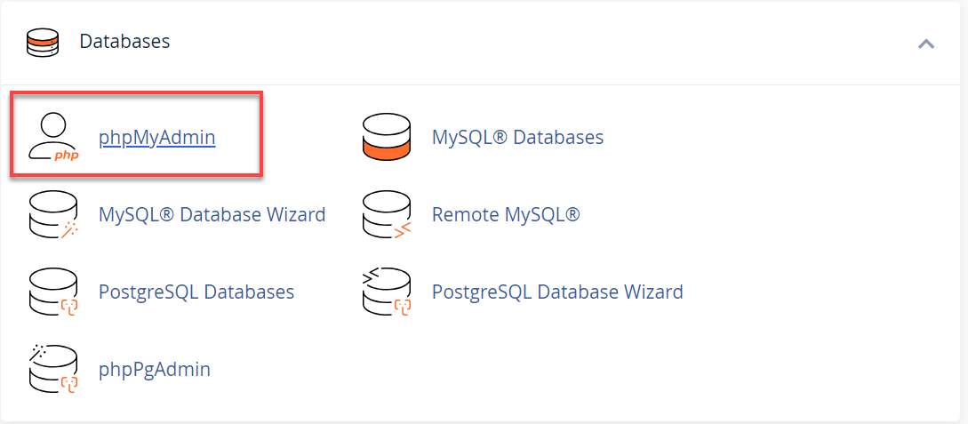 cpanel-databases-newphpmyadmin