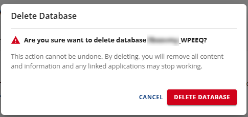 管理 MySQL 数据库 - 确认删除数据库
