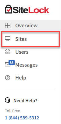 BH SiteLock Dashboard - Site