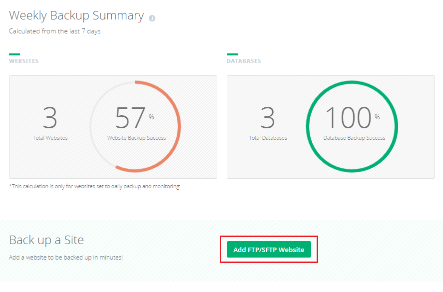 Add FTP/SFTP Website