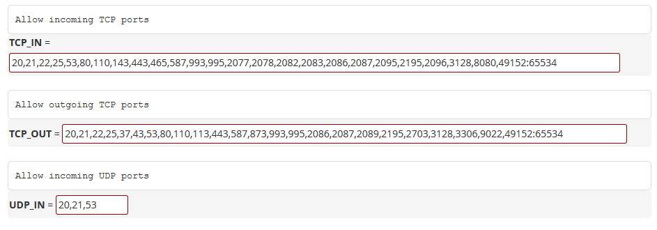 ConfigServer Security and Firewall