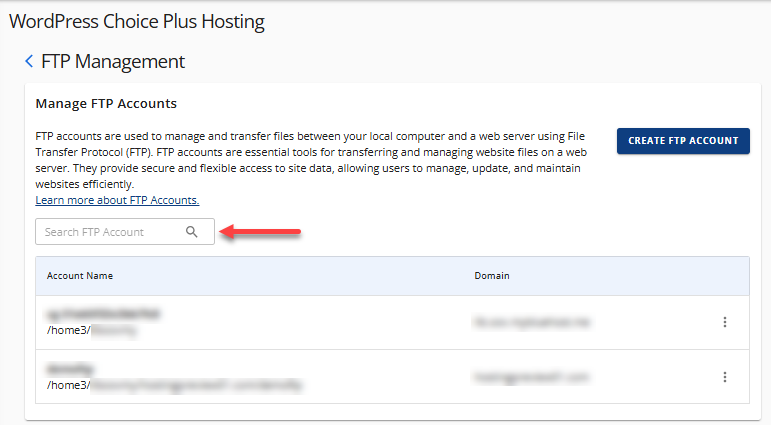 搜索FTP用户/账户