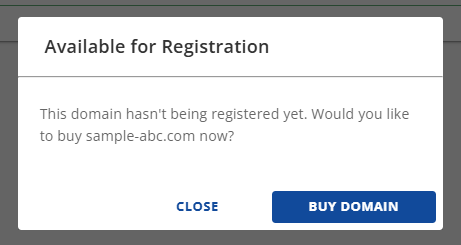Available for Registration