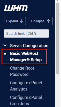 Web 主机管理器设置