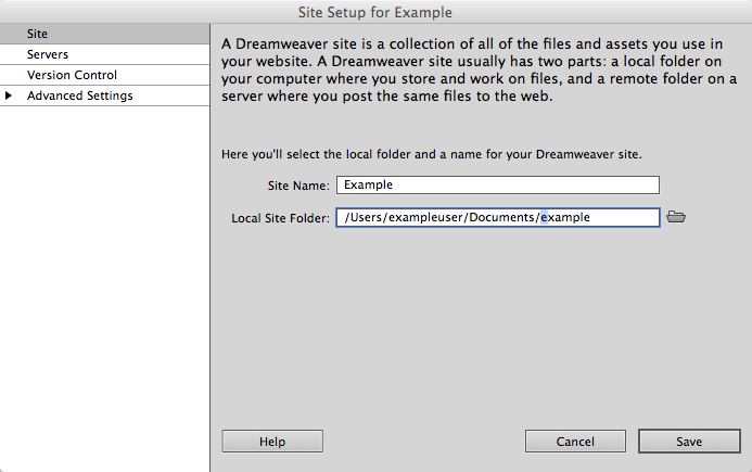 Bluehost Dreamweaver CC 2014 - Setup