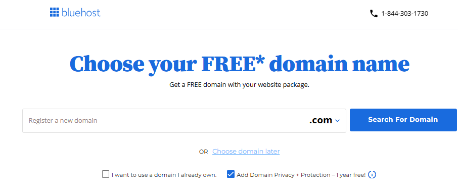 select domain