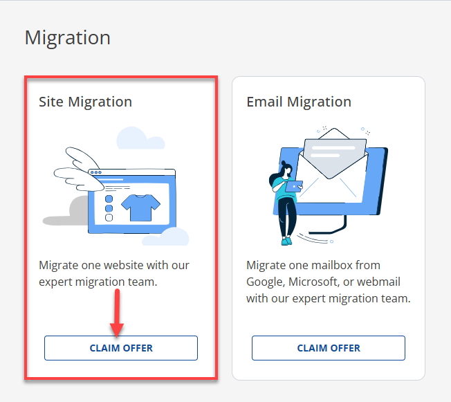 BH Account Manager - Marketplace Site Migration Claim Offer