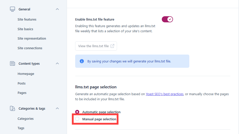yoast-customize-llms-txt-select-manual-page-selection