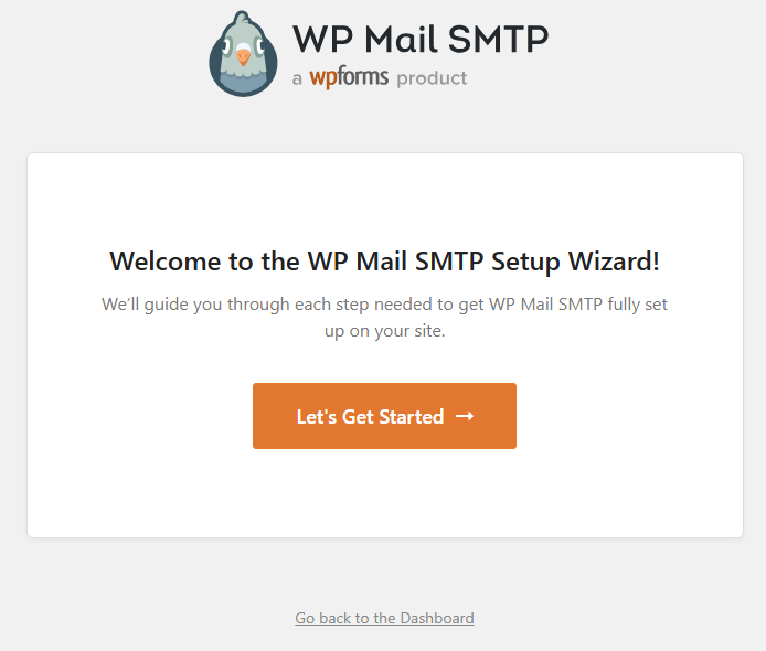 WP Mail SMTP Page Setup