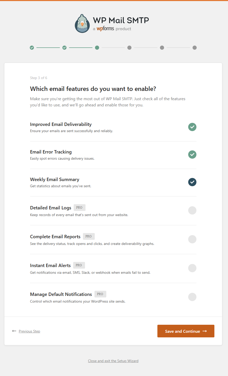 WP Mail SMTP Setup Step 4