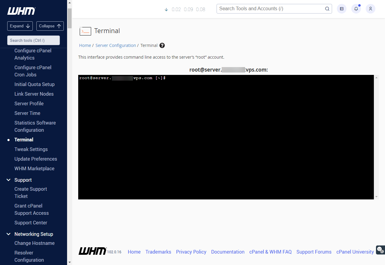 BlueHost Reseller Account Functions
