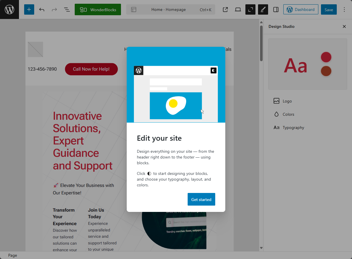 Bh WonderSuite - WonderStart AI - WonderBlocks