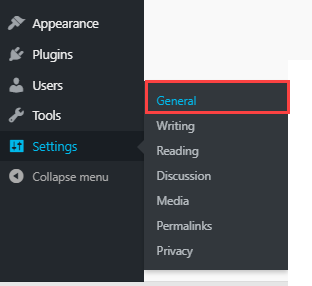 wordpress 设置 - 常规
