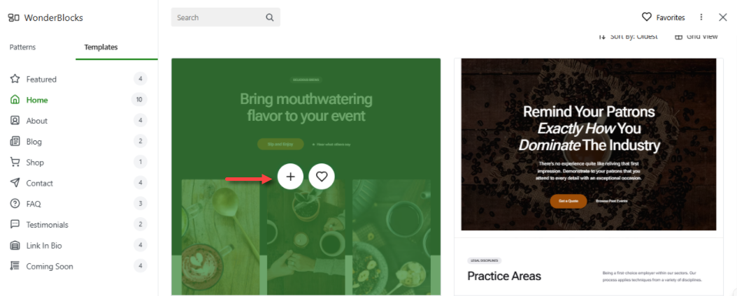创建新帖子 - WonderBlocks - 选择布局