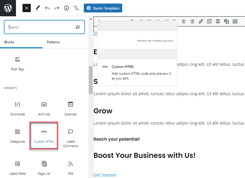 wp-block-custom-html